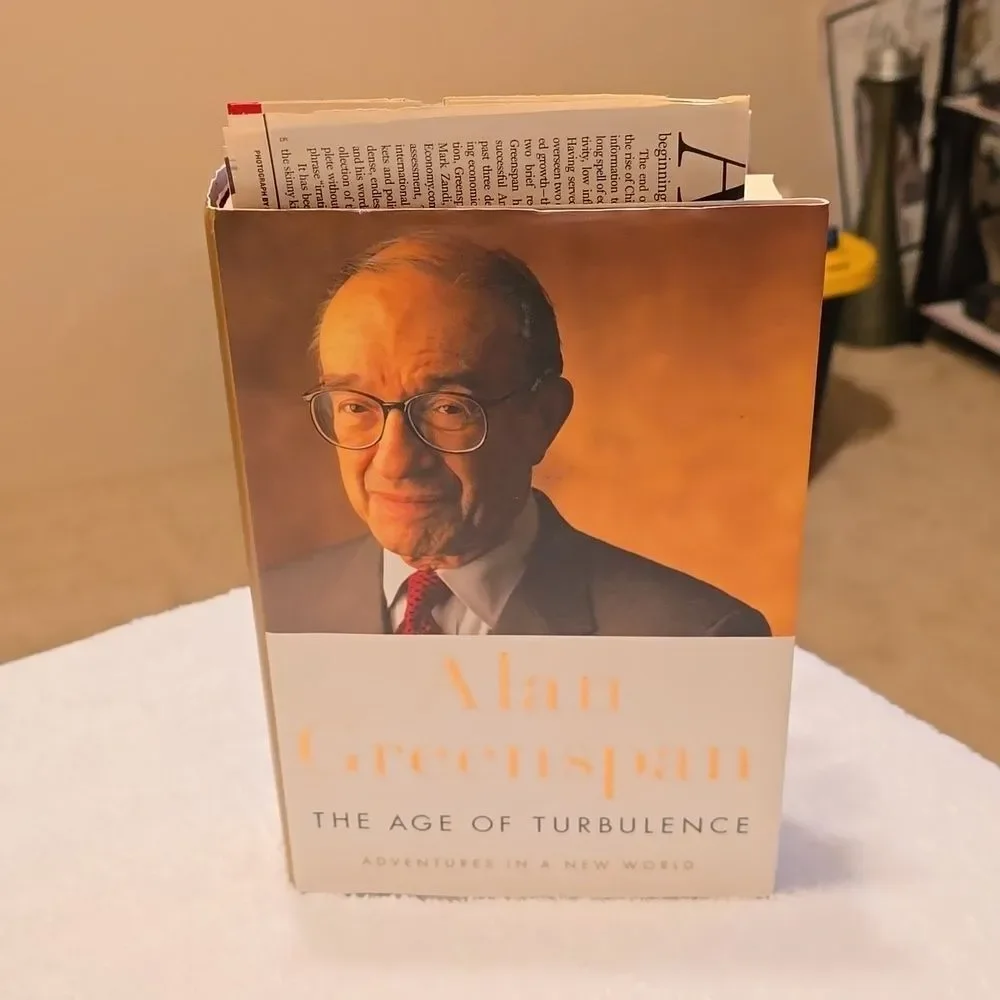 Alan Greenspan Age of Turbulence 2007 First Edition First Printing Hardcover